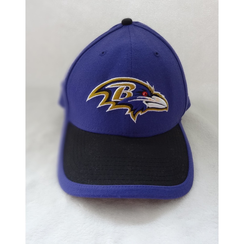 Baltimore Ravens Official NFL Cap Purple Black‎ Fitted Hat  New Era Adult